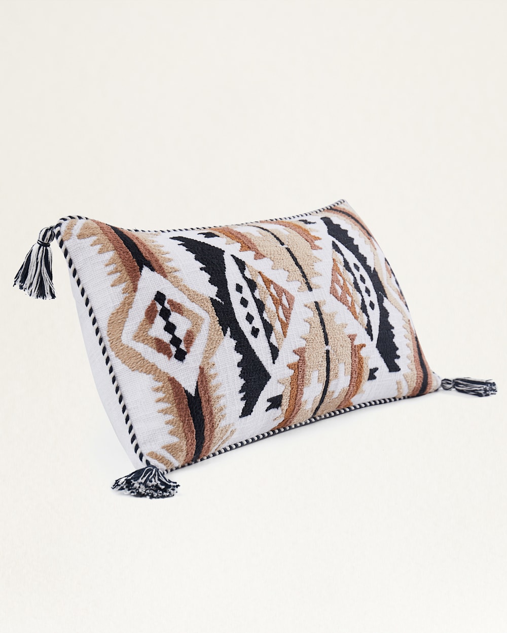 NEHALEM EMBROIDERED LUMBAR PILLOW