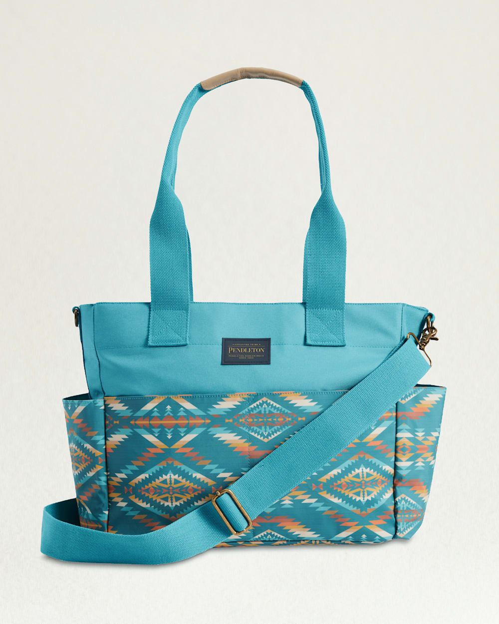 SUMMERLAND BRIGHT CANOPY CANVAS SUPER TOTE