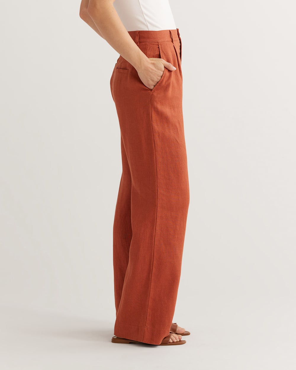 WOMEN'S BIRCH BAY LINEN TROUSER PANTS