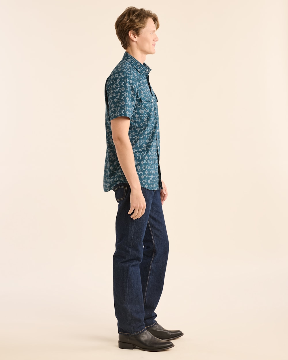 MEN'S SHORT-SLEEVE LARAMIE SNAP-FRONT SHIRT