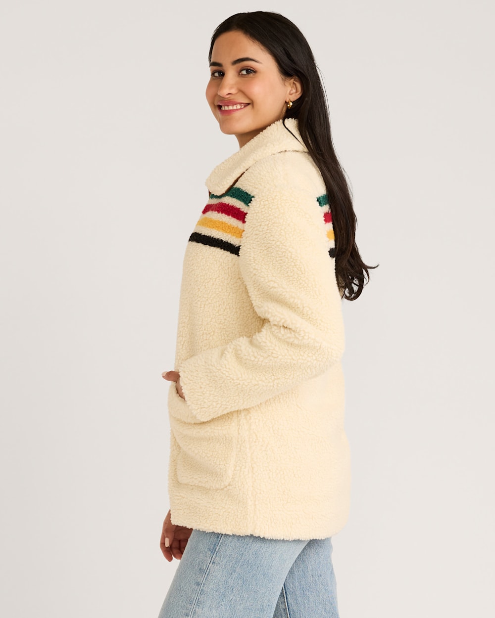 WOMEN'S GLACIER SUNSET SHERPA FLEECE JACKET