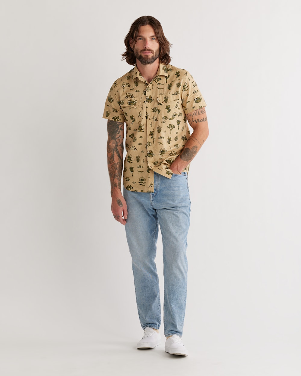 MEN'S SHORT-SLEEVE LARAMIE SNAP-FRONT SHIRT