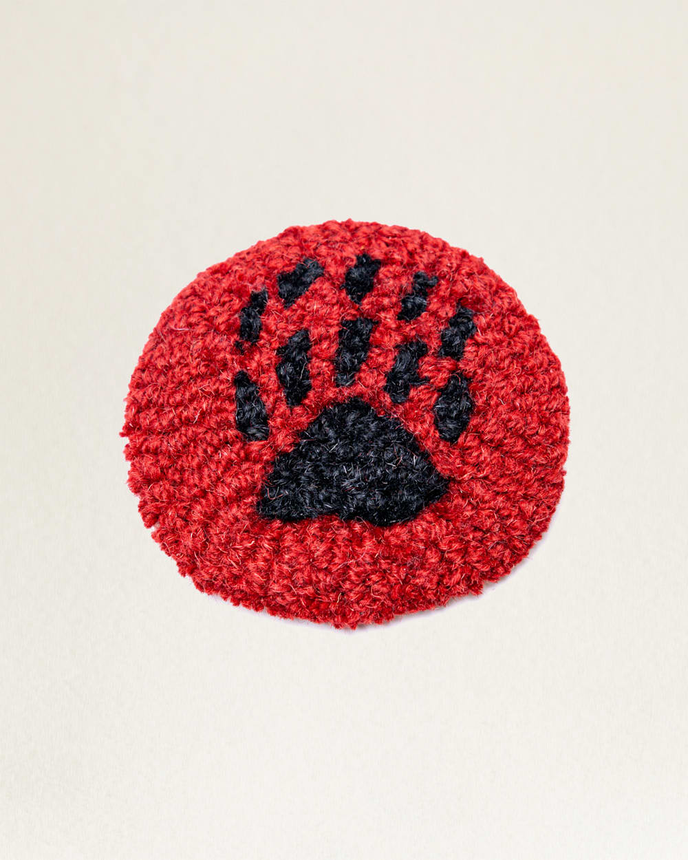 BEAR PAW HOOKED COASTER SET