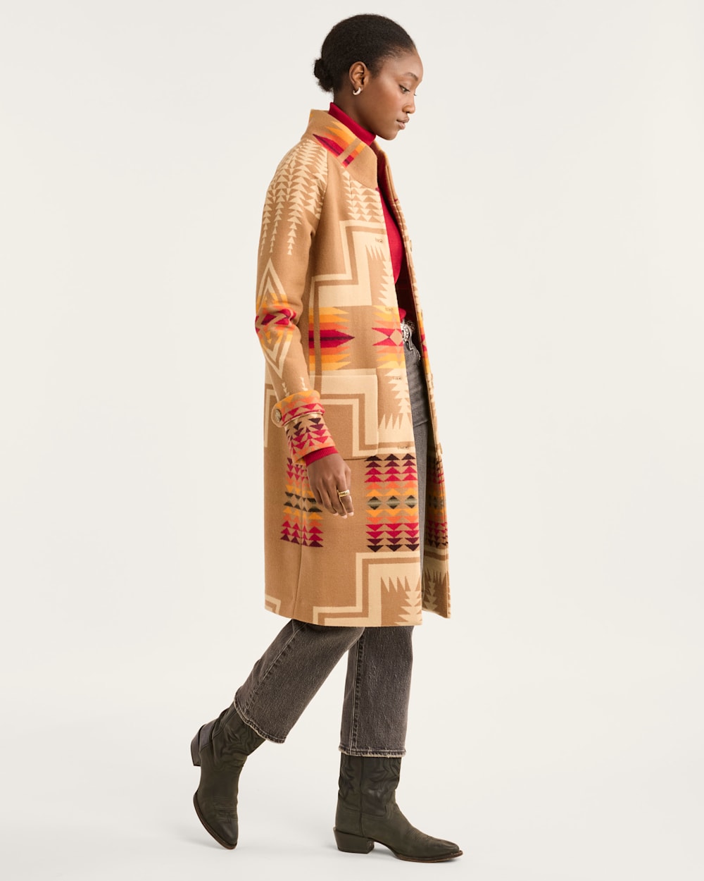 WOMEN'S HARDING ARCHIVE BLANKET COAT