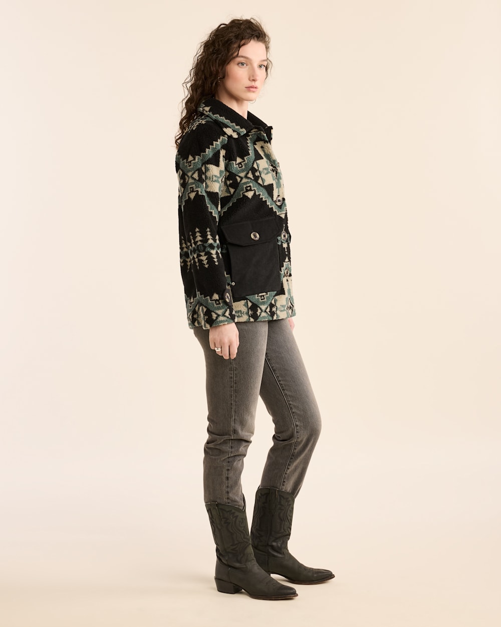 WOMEN'S LODGE PINE FLEECE BARN COAT