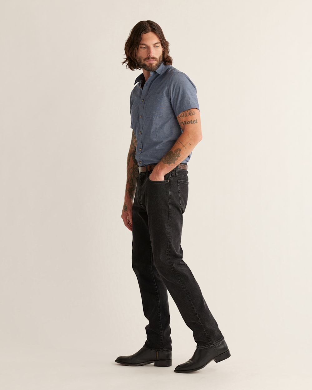 MEN'S COLFAX DIAMOND DOBBY COTTON SHIRT