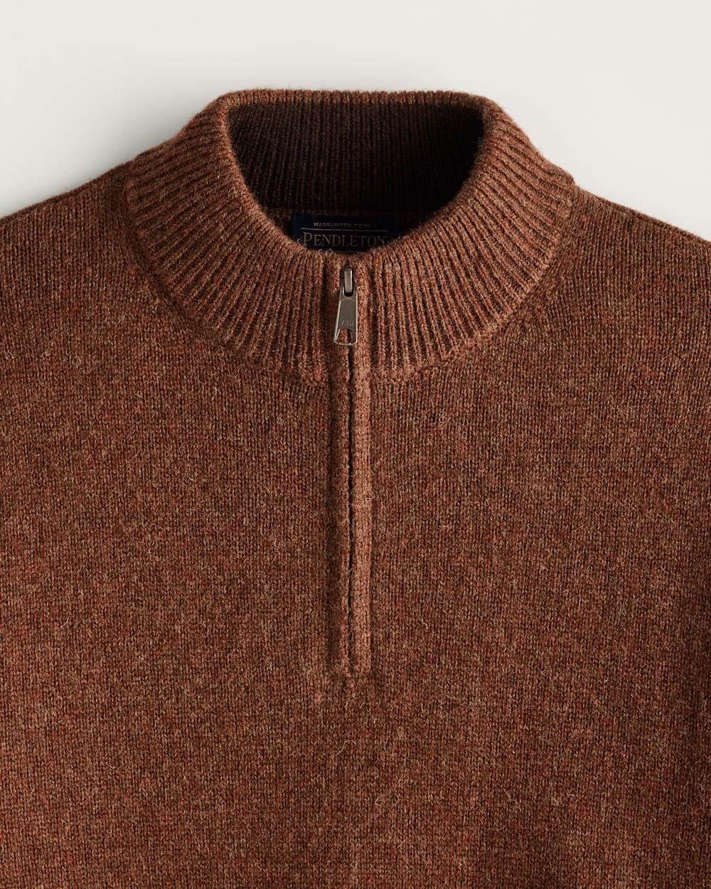 MEN'S SHETLAND COLLECTION HALF-ZIP SWEATER