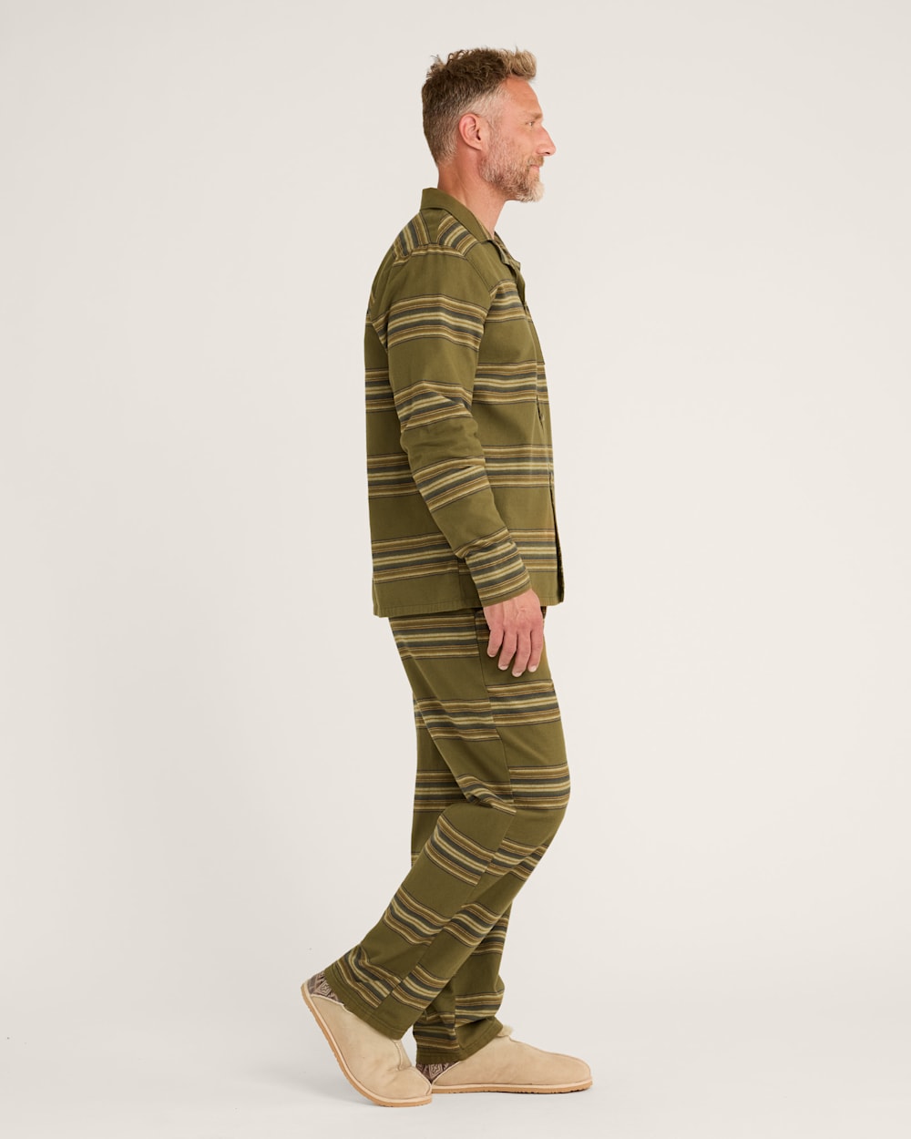 MEN'S YAKIMA STRIPE FLANNEL PAJAMA SET