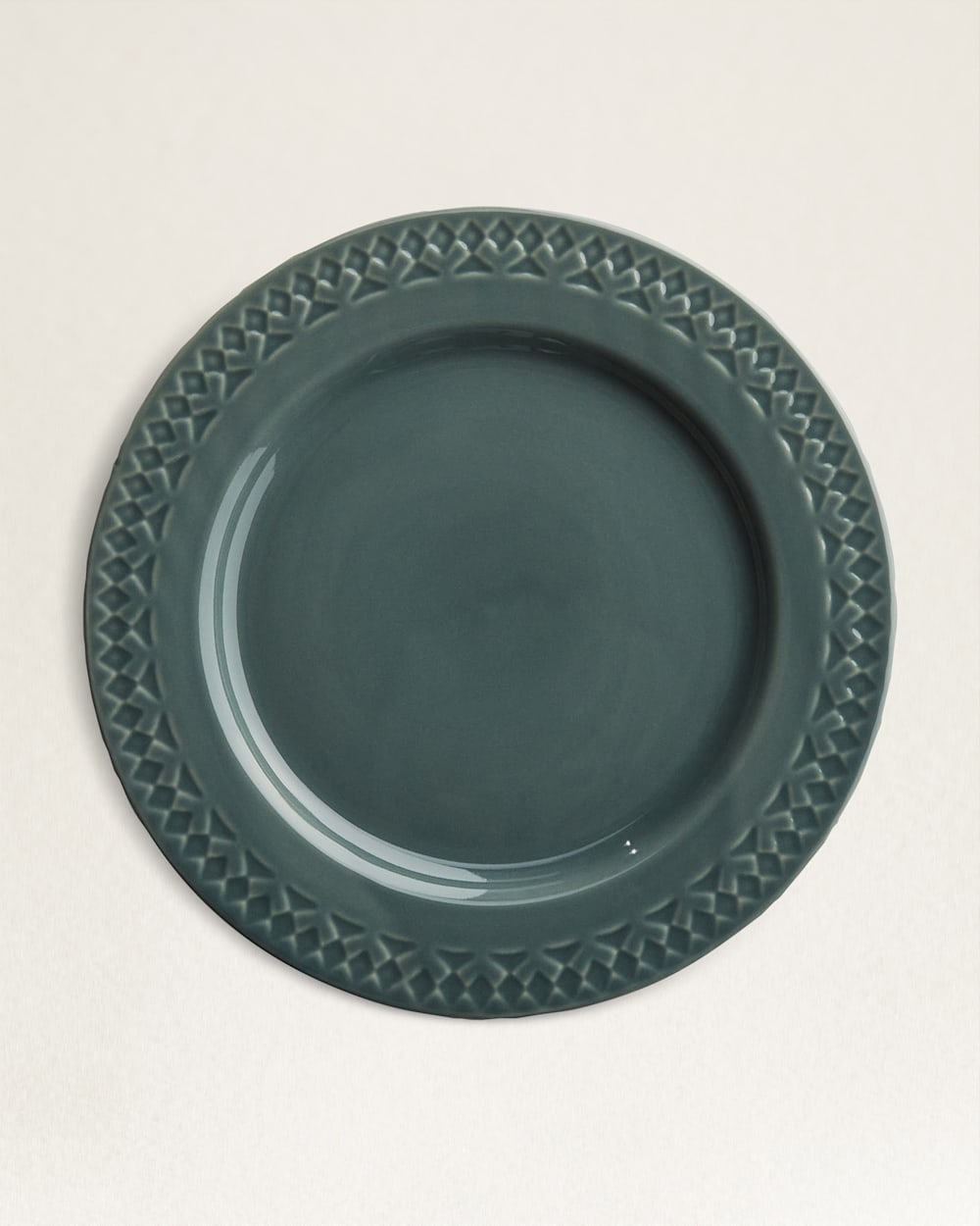 DEBOSSED STONEWARE SALAD PLATES