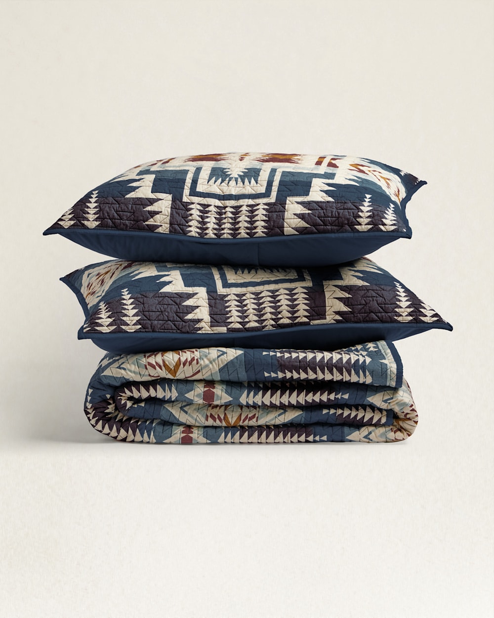 HARDING STAR PRINTED COVERLET SET