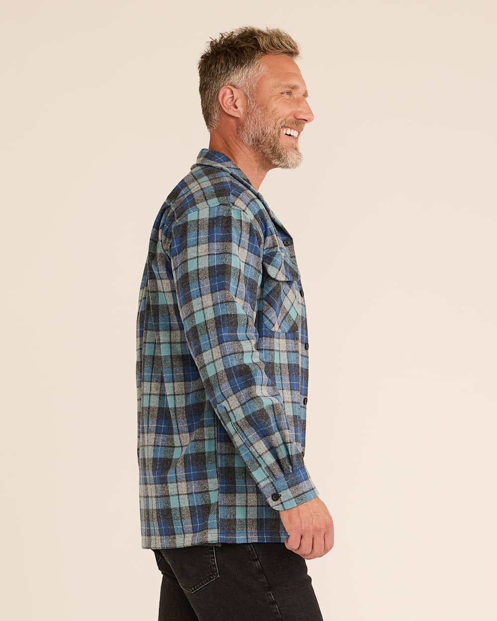 MEN'S PLAID BOARD SHIRT