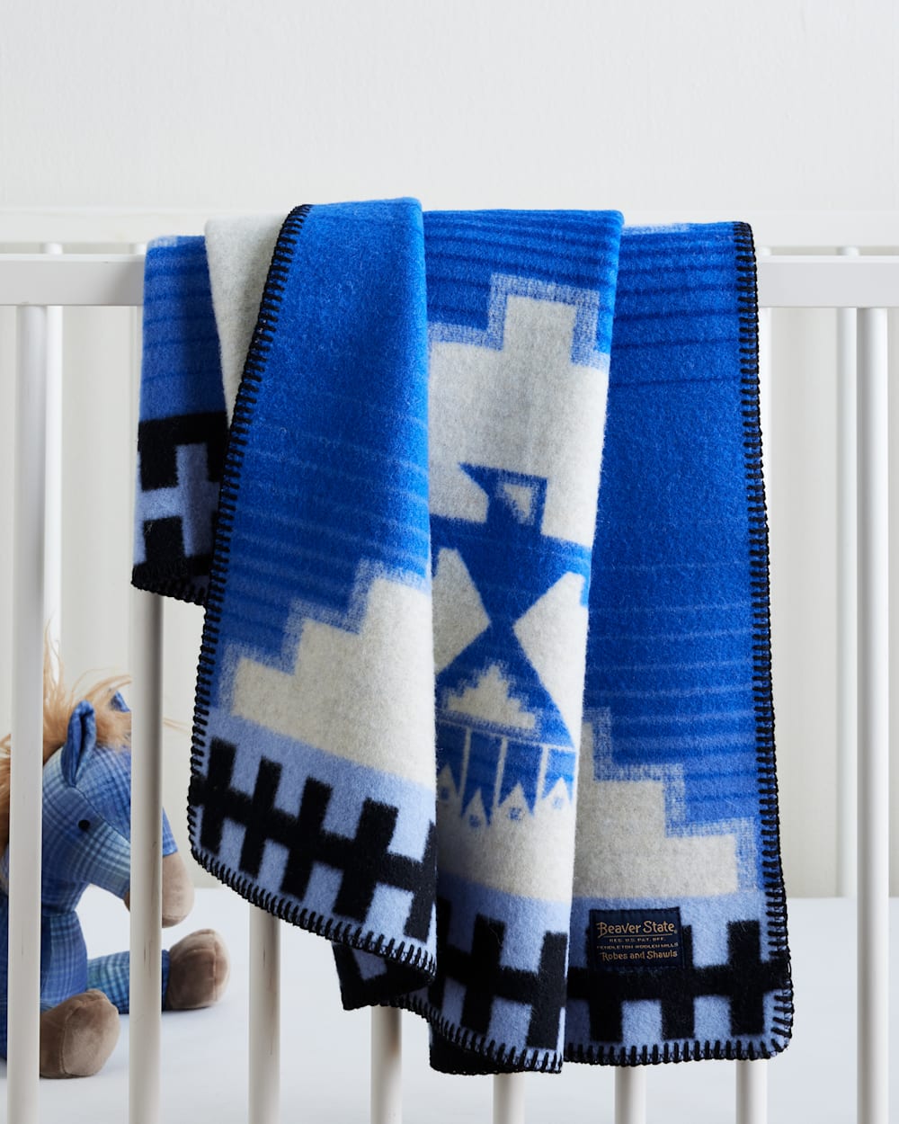 MORNING STORM CRIB BLANKET