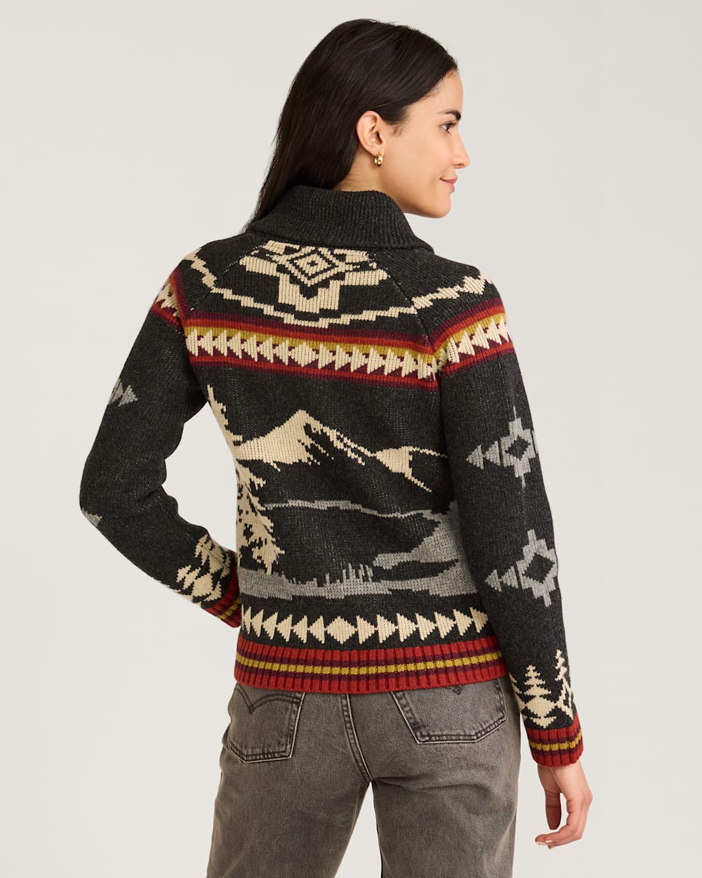 WOMEN'S ALPINE LAMBSWOOL ZIP CARDIGAN