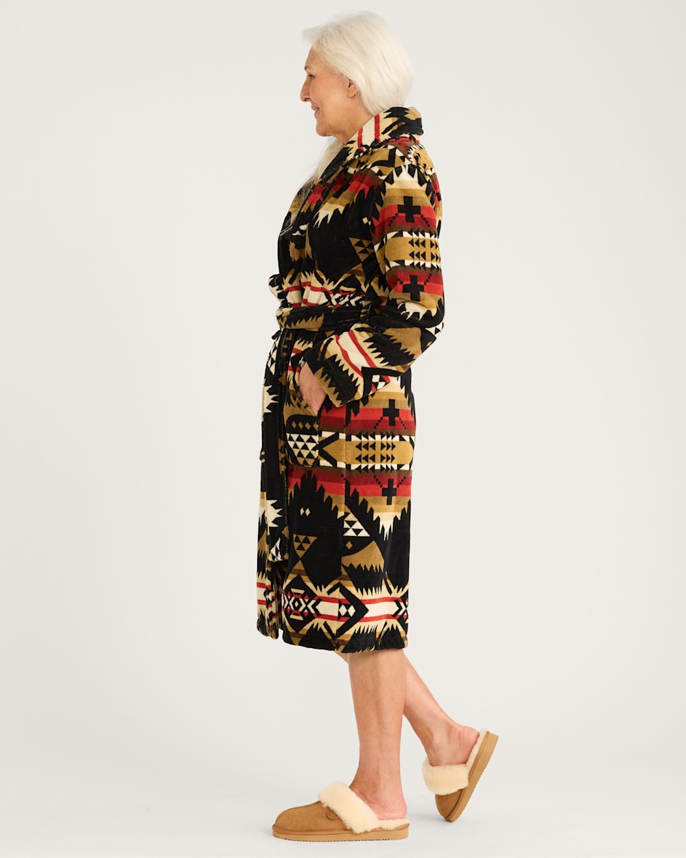 WOMEN'S NEHALEM COTTON TERRY VELOUR ROBE