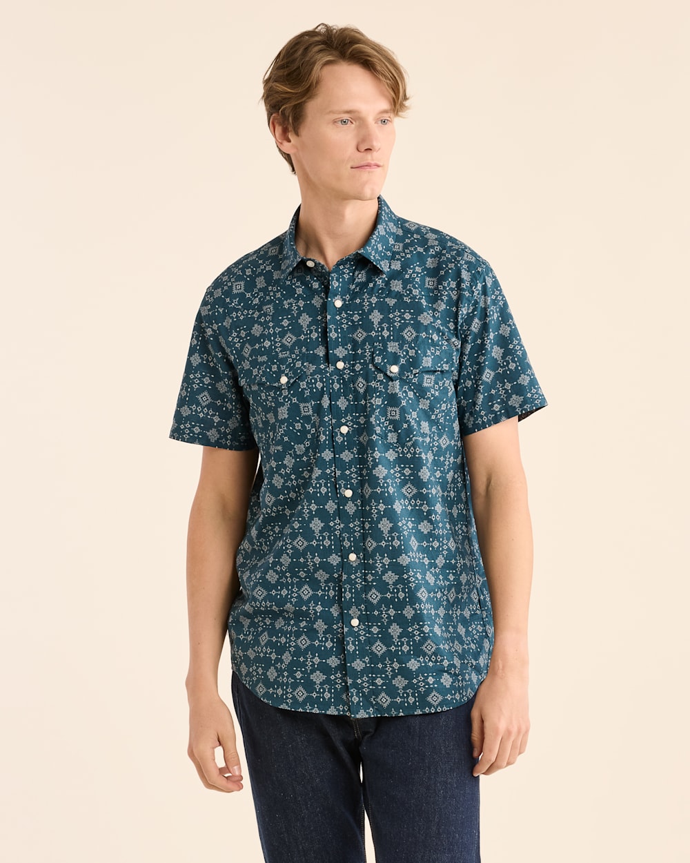 MEN'S SHORT-SLEEVE LARAMIE SNAP-FRONT SHIRT