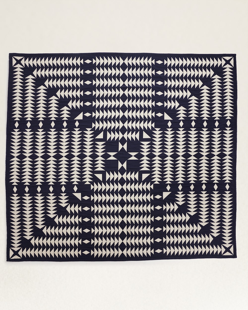 MIDNIGHT NOVA COTTON MATELASSE COVERLET
