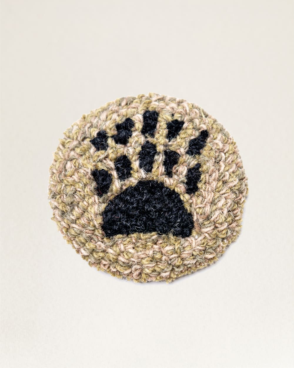BEAR PAW HOOKED COASTER SET