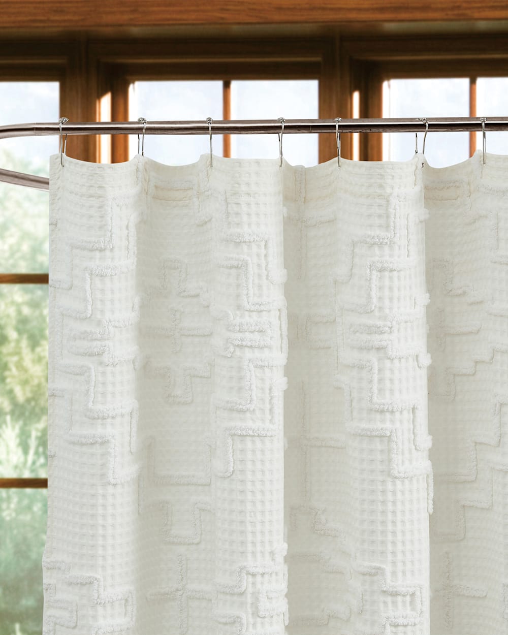 KIVA STEPS SHOWER CURTAIN