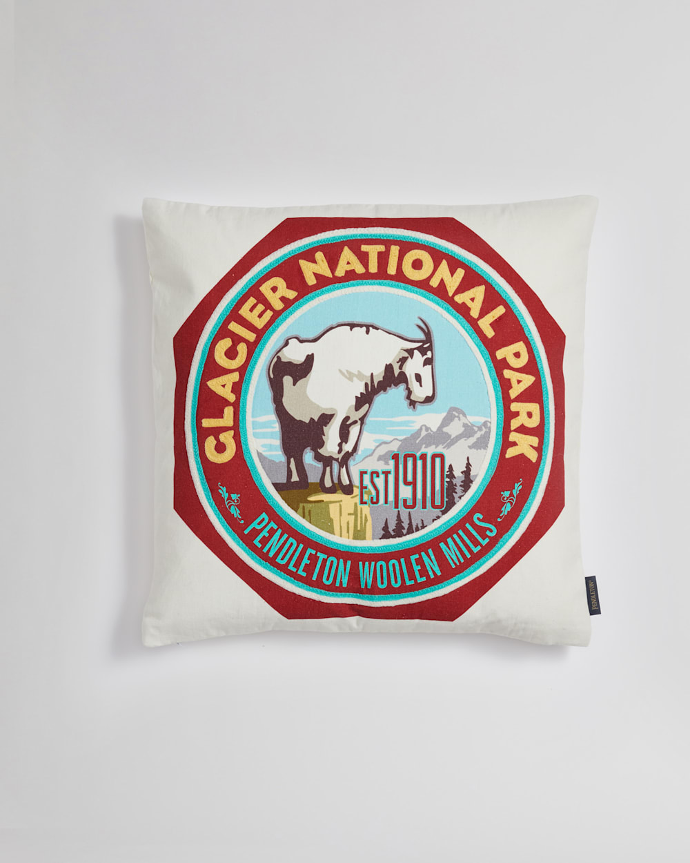 GLACIER NATIONAL PARK PATCH PILLOW