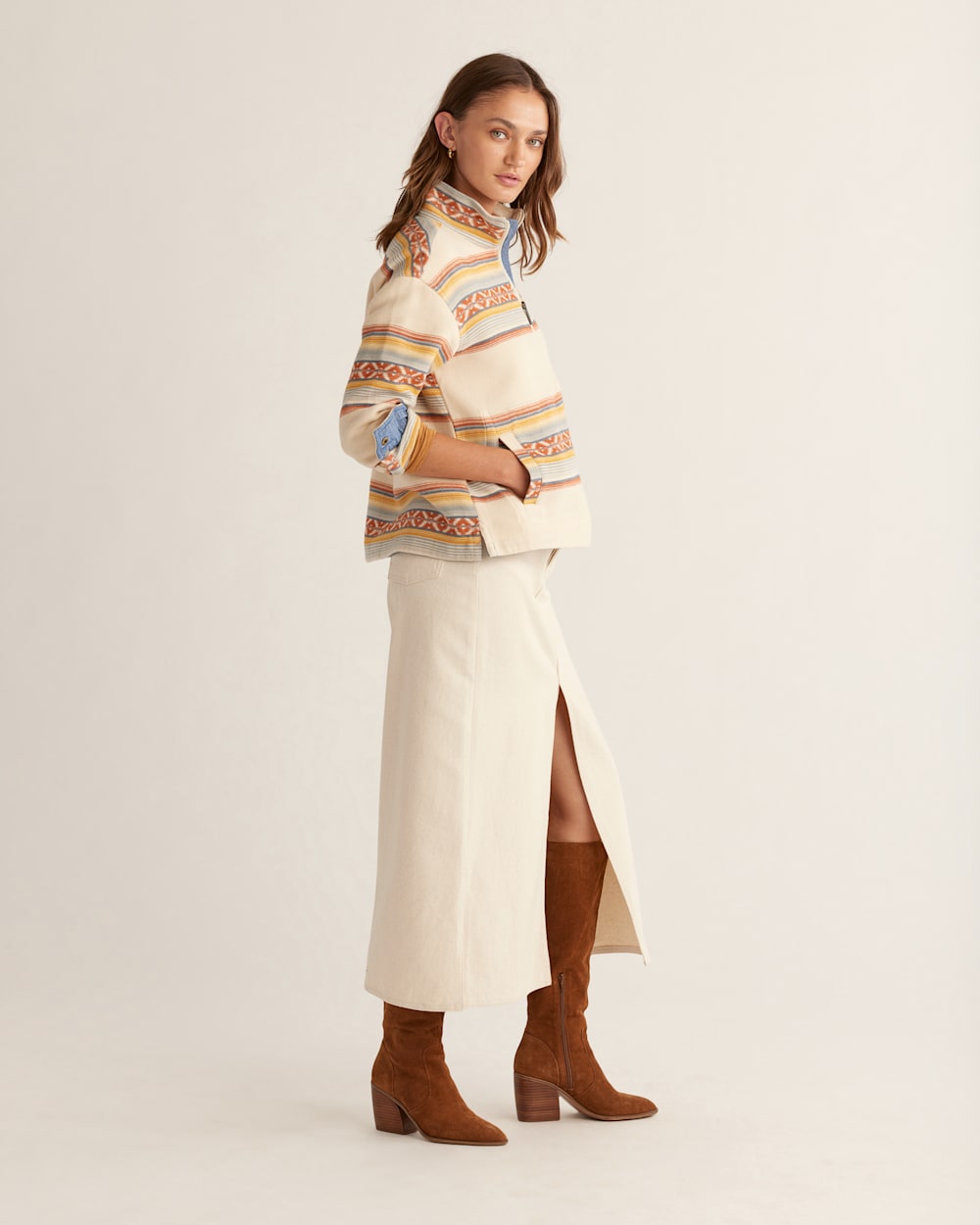 WOMEN'S DOUBLESOFT HALF-ZIP PULLOVER