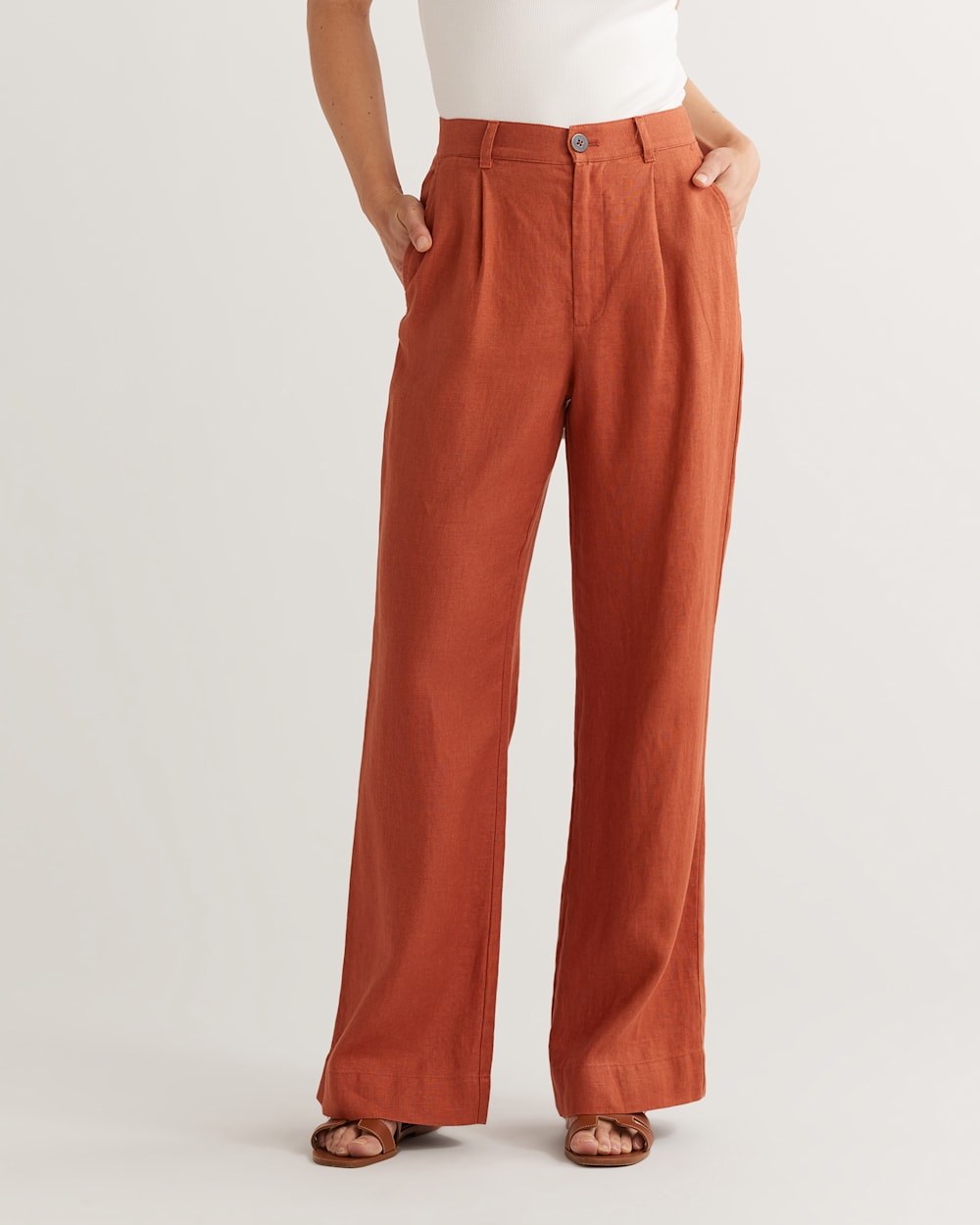 WOMEN'S BIRCH BAY LINEN TROUSER PANTS