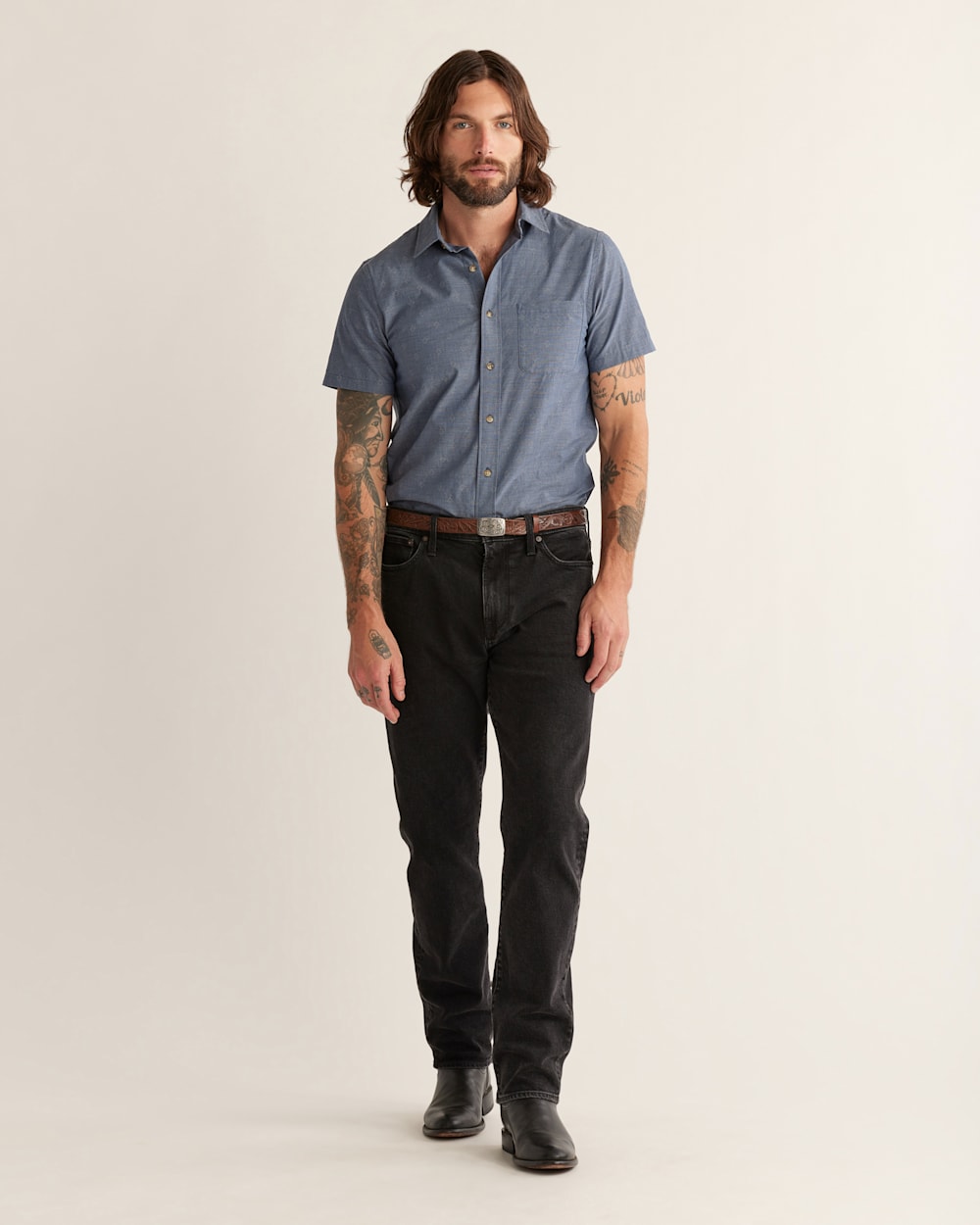 MEN'S COLFAX DIAMOND DOBBY COTTON SHIRT
