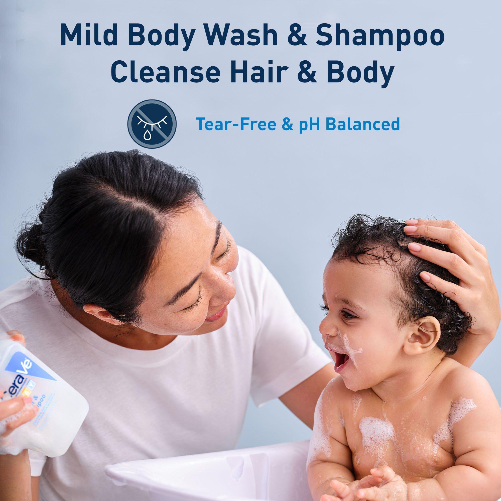 Baby Wash & Shampoo, 2-in-1 Gentle Tear-Free Cleanser for Sensitive Skin & Hair - 16.0 oz