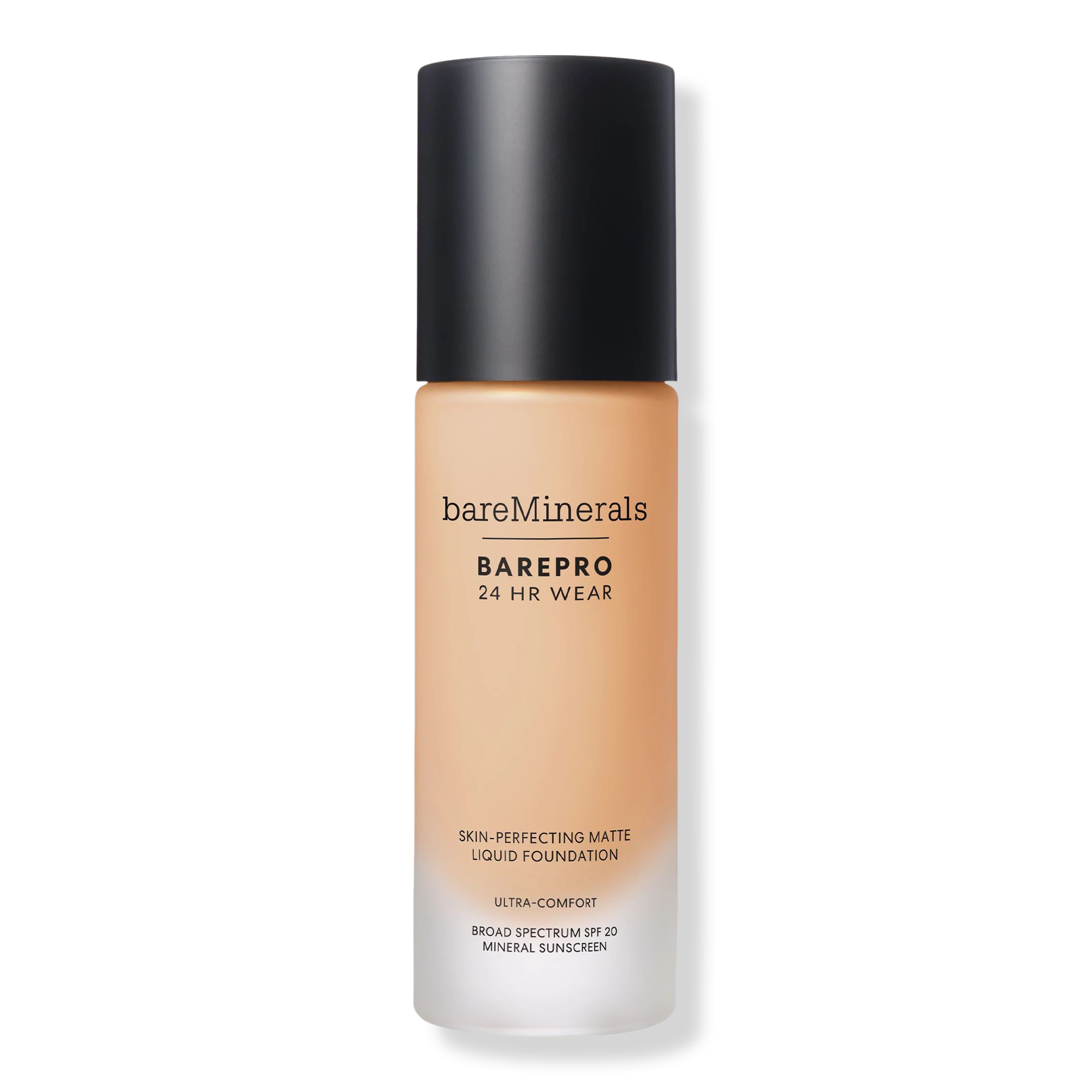 BAREPRO 24HR Wear Skin-Perfecting Matte Liquid Foundation Mineral SPF 20 - Deep 65 Neutral
