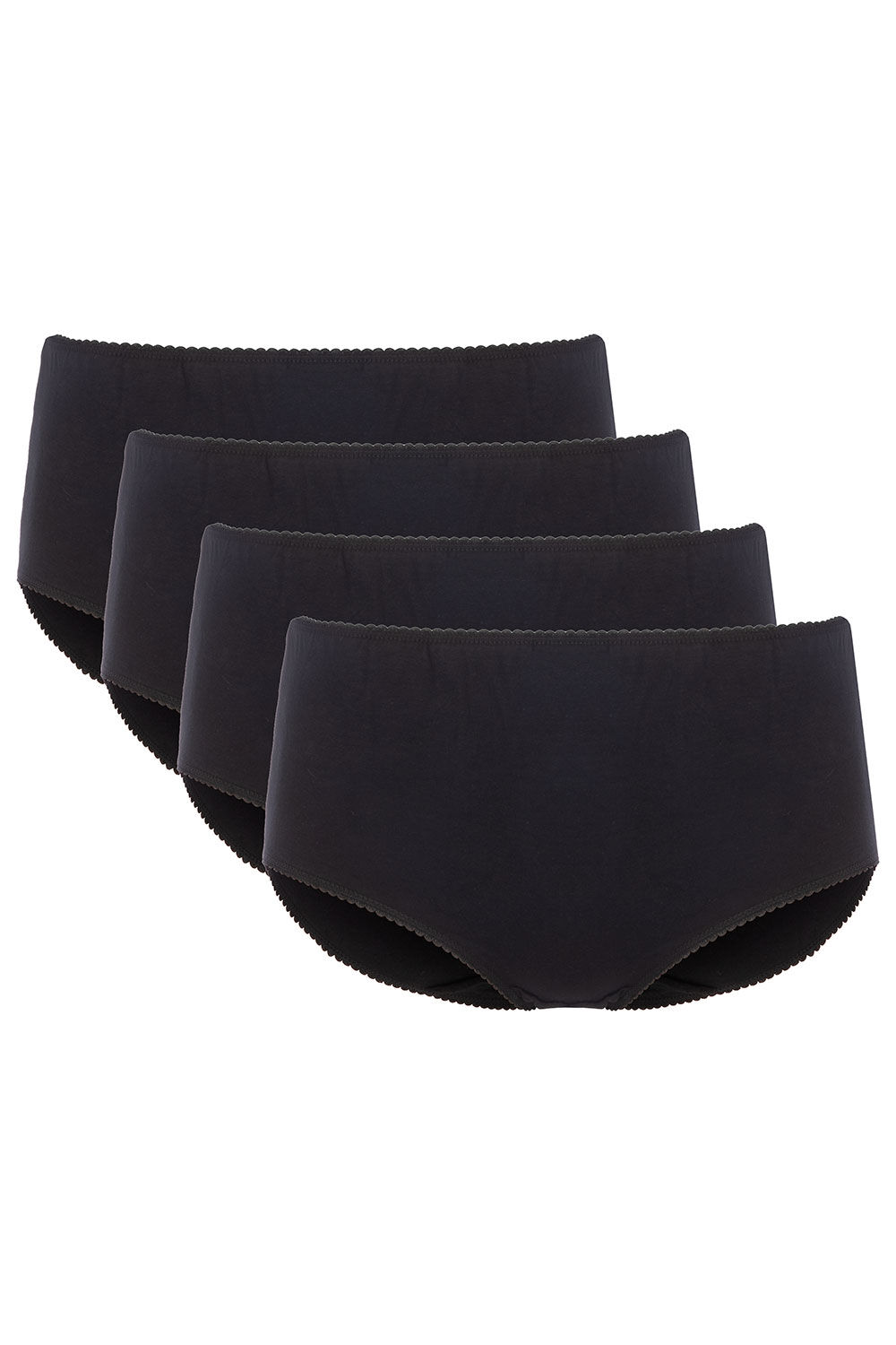 4 Pack Plain Full Briefs