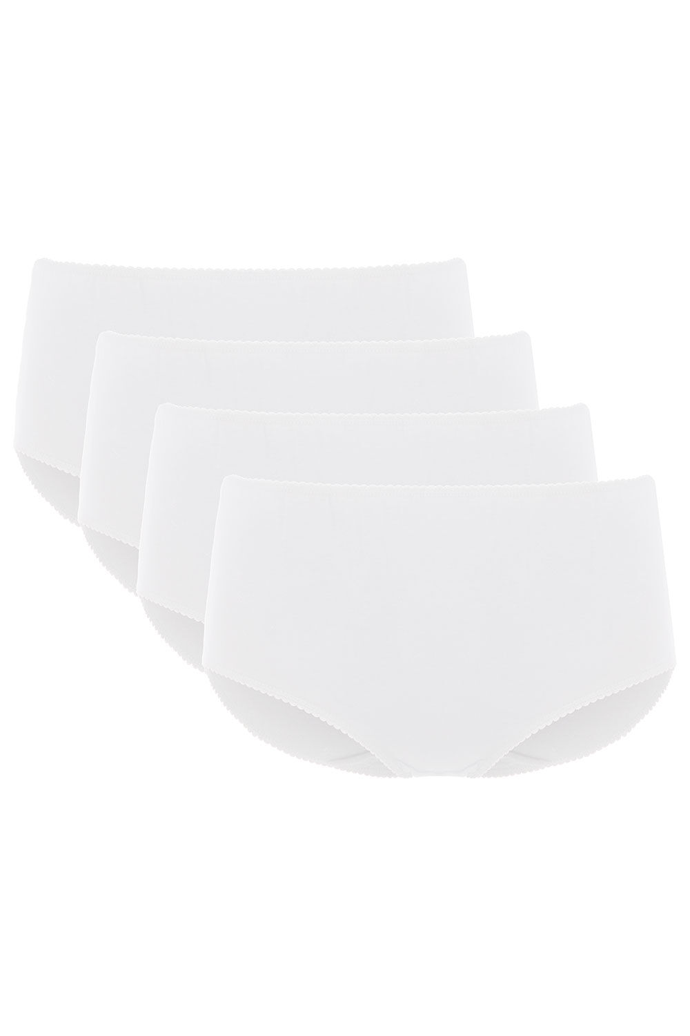 4 Pack Plain Full Briefs