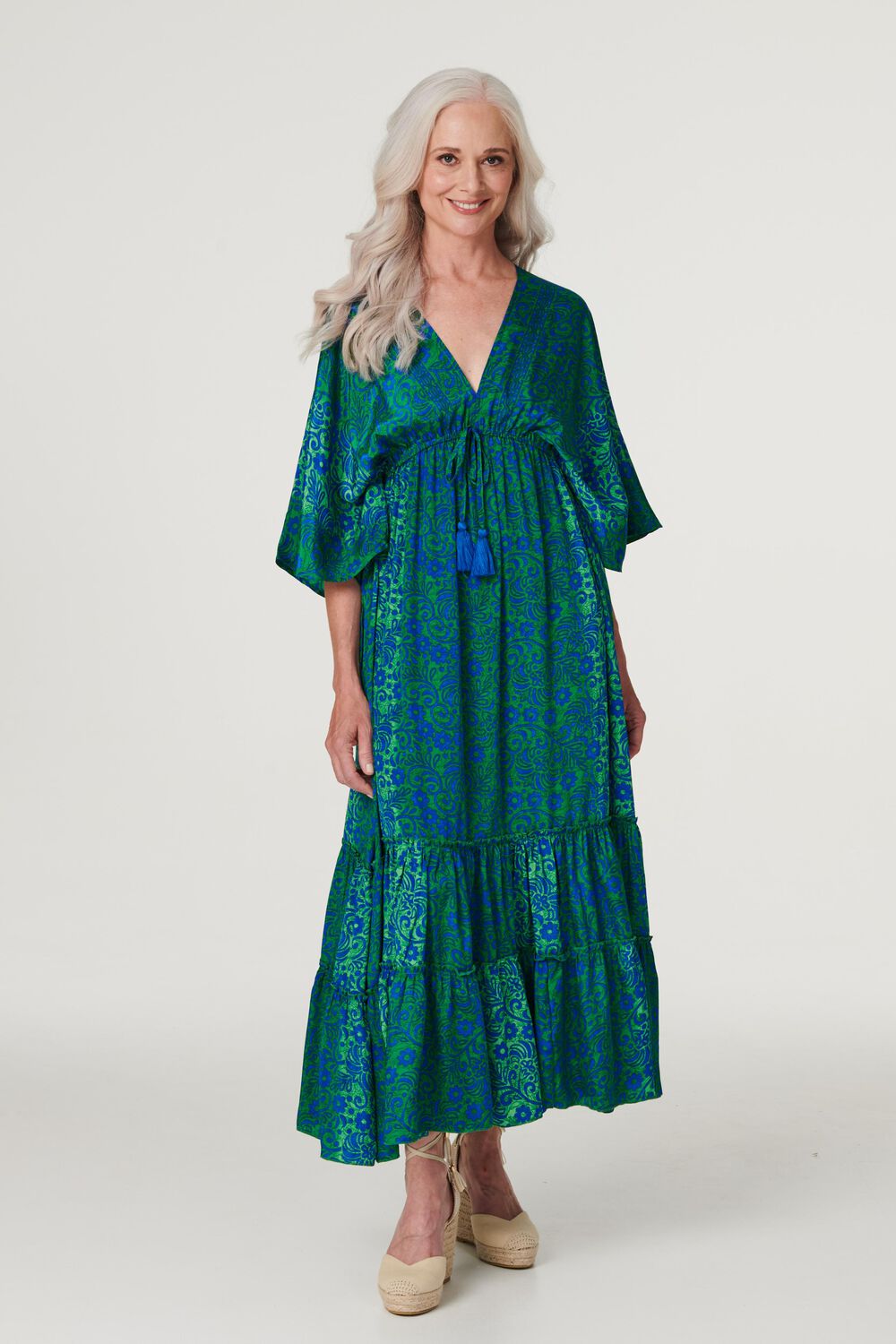 Izabel London - Floral Side Split Maxi Dress