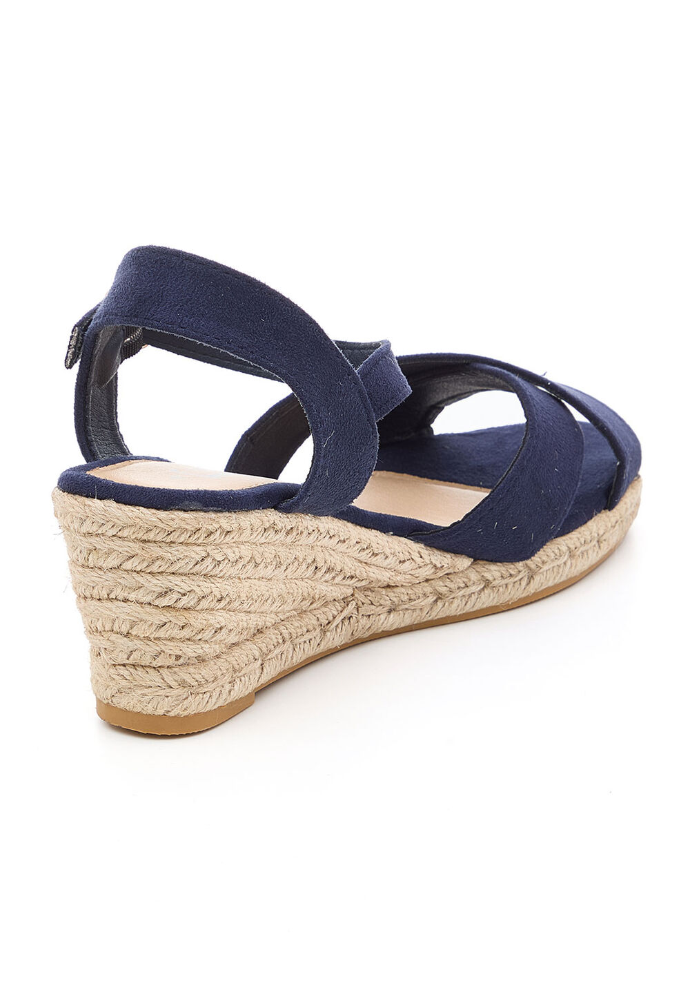 Cross Front Wedge Espadrilles