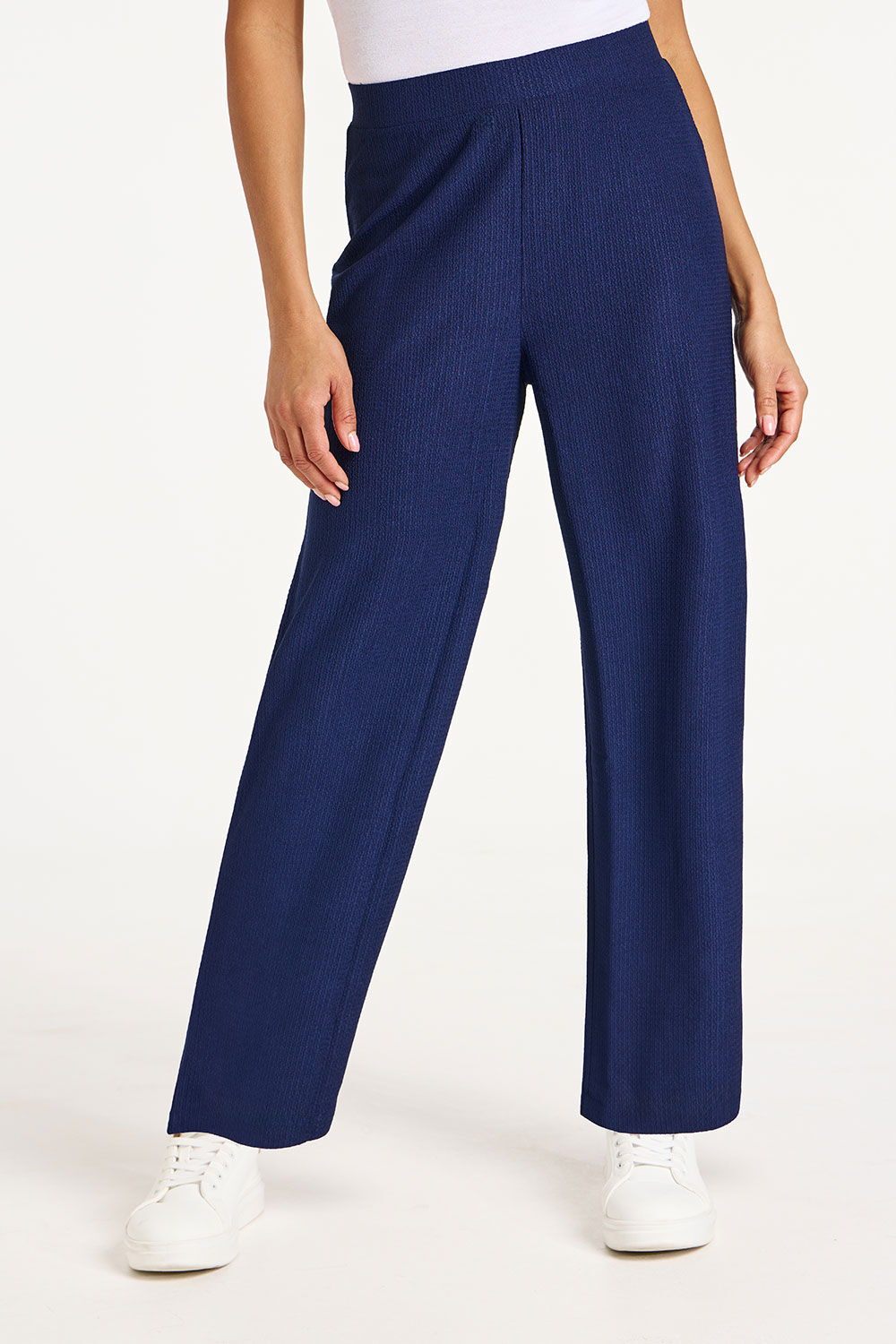 Crinkle Jersey Trousers