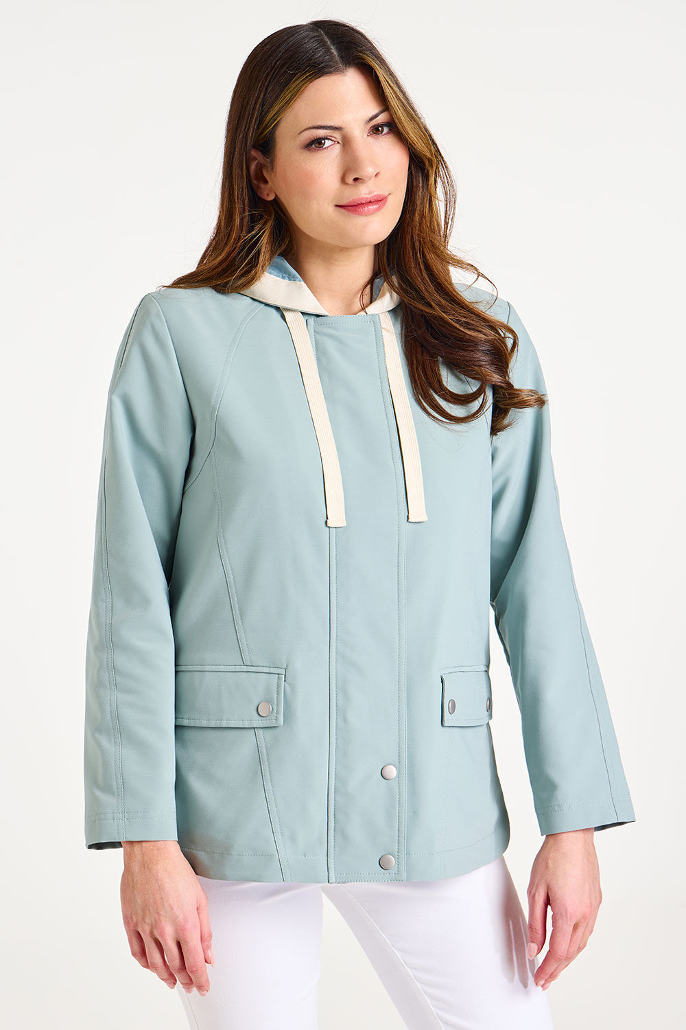 Lightweight Coat With Hood