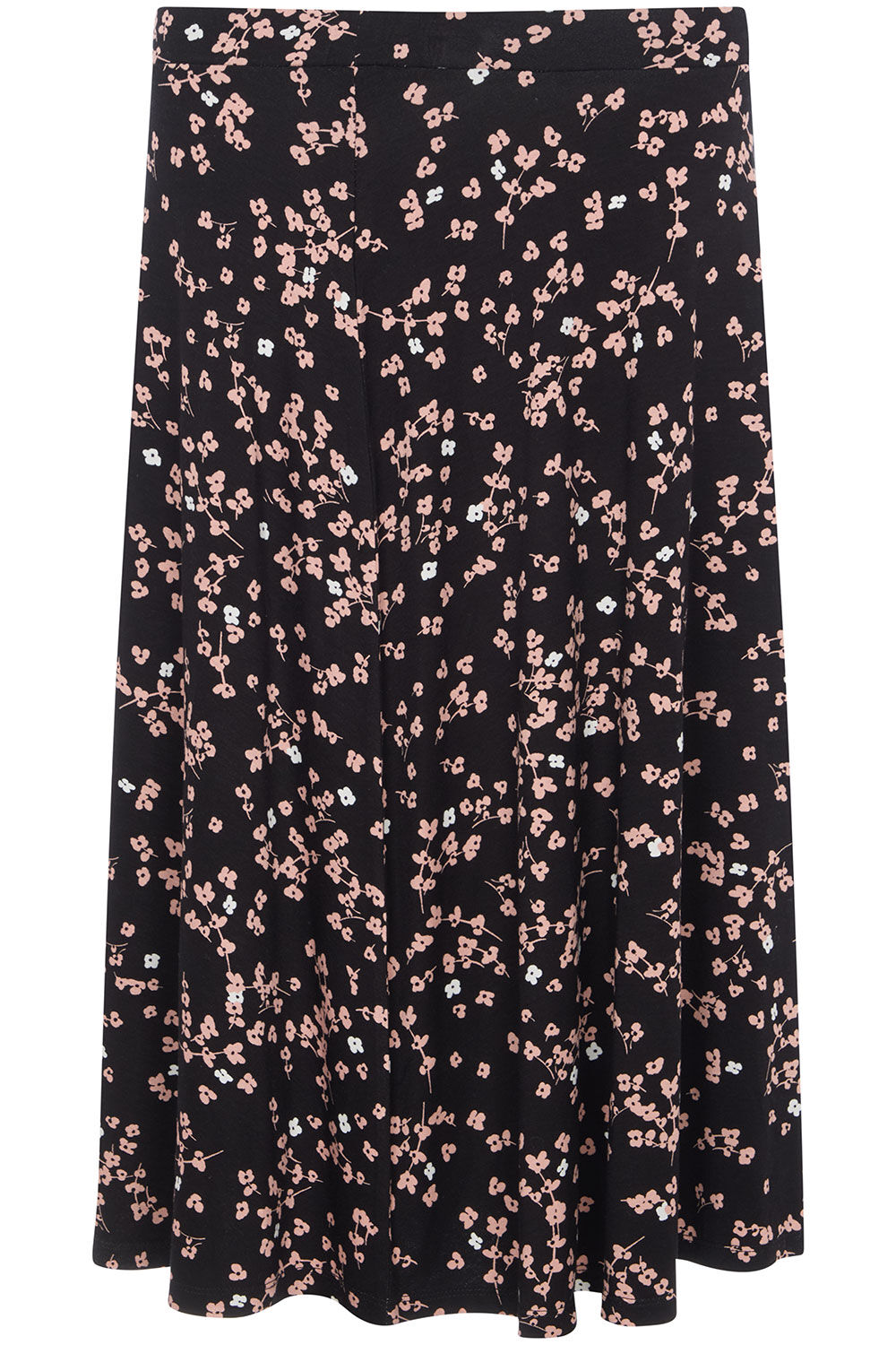 Ditsy Print Jersey Flippy Skirt