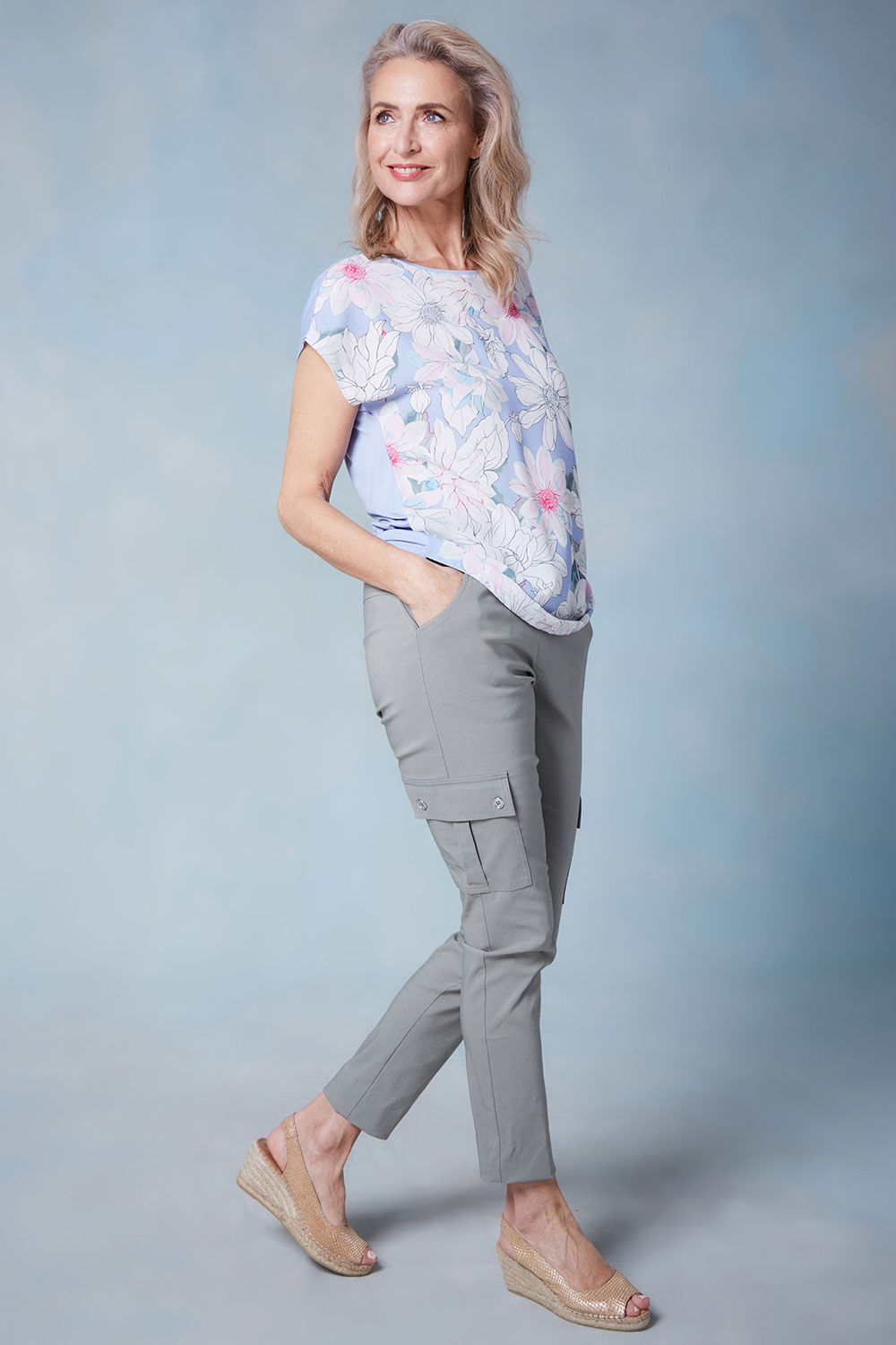 Cargo Pocket Bengaline Trousers