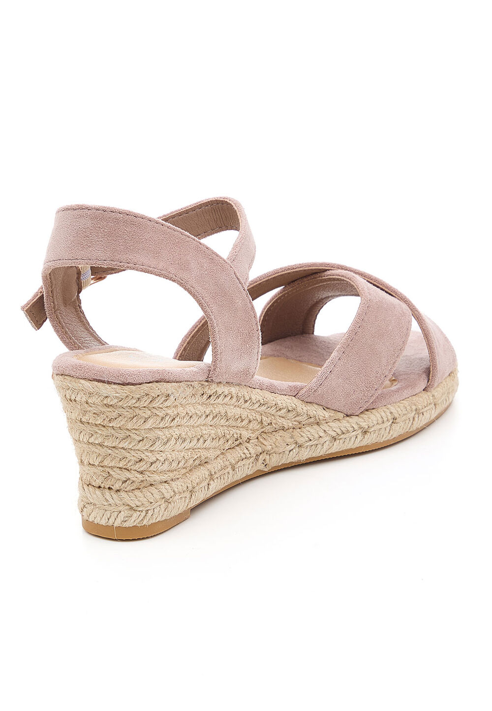 Cross Front Wedge Espadrilles