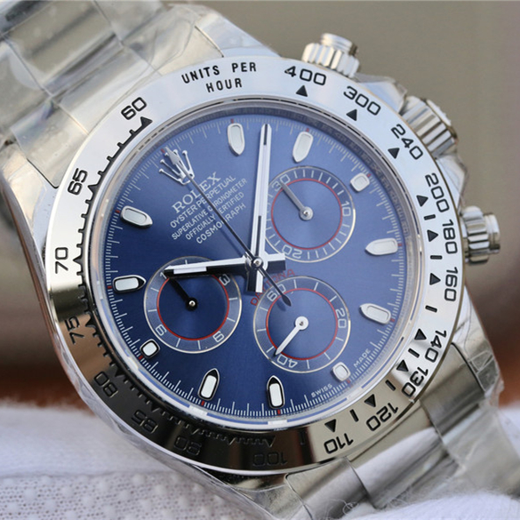 ROLEX COSMOGRAPH DAYTONA 116520-78591 BLUE DISC WATCH (BLUE STEEL DI) 40MM