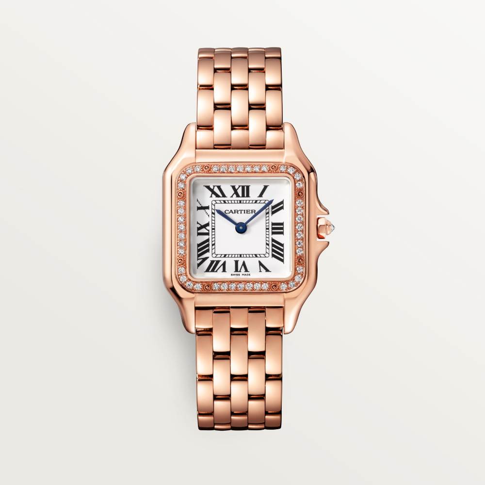 Panthère de Cartier Medium 18-carat rose gold quartz-WJPN0009