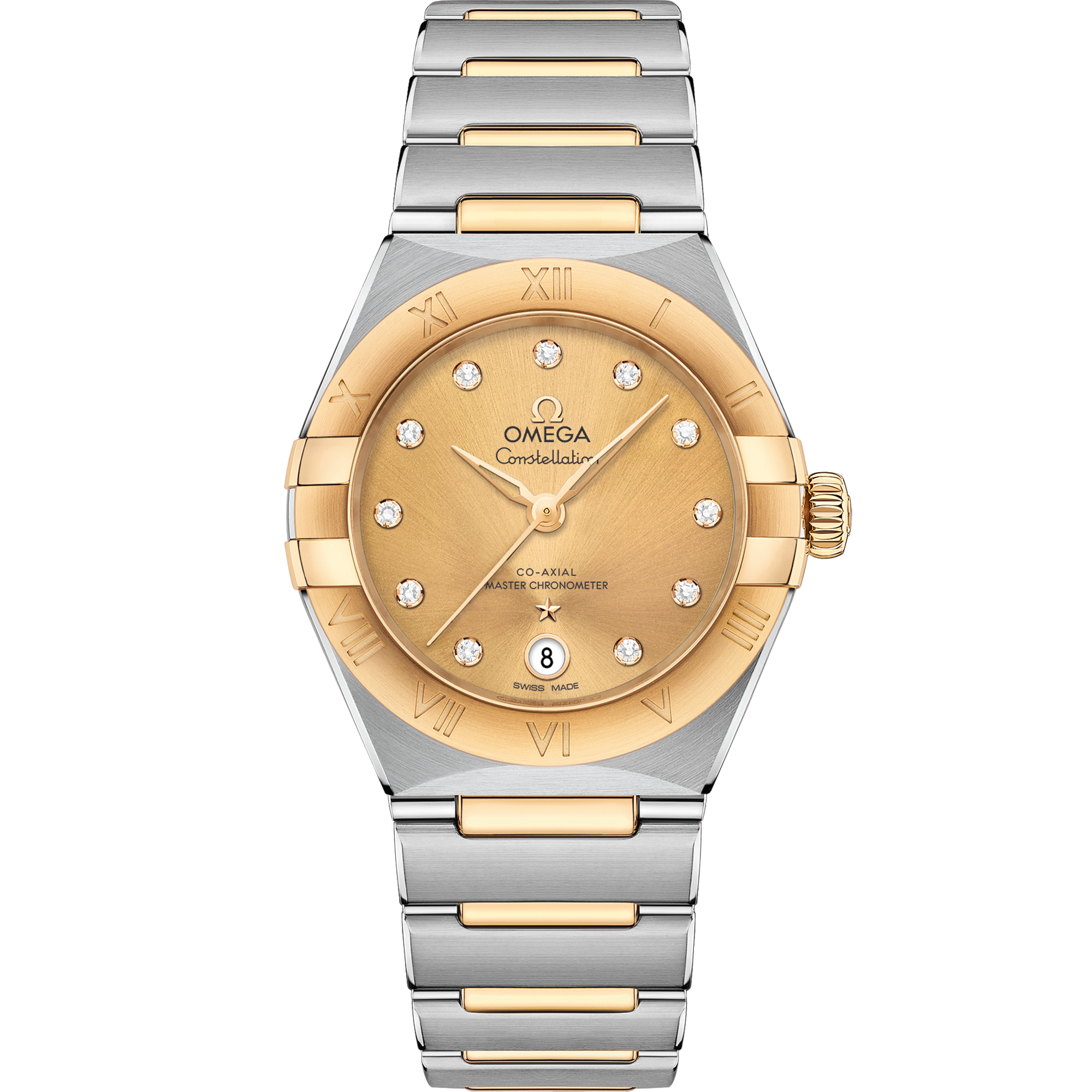 Constellation 29 mm, Stainless steel - 18K yellow gold case and yellow gold bracelet in stainless steel - 131.20.29.20.58.001