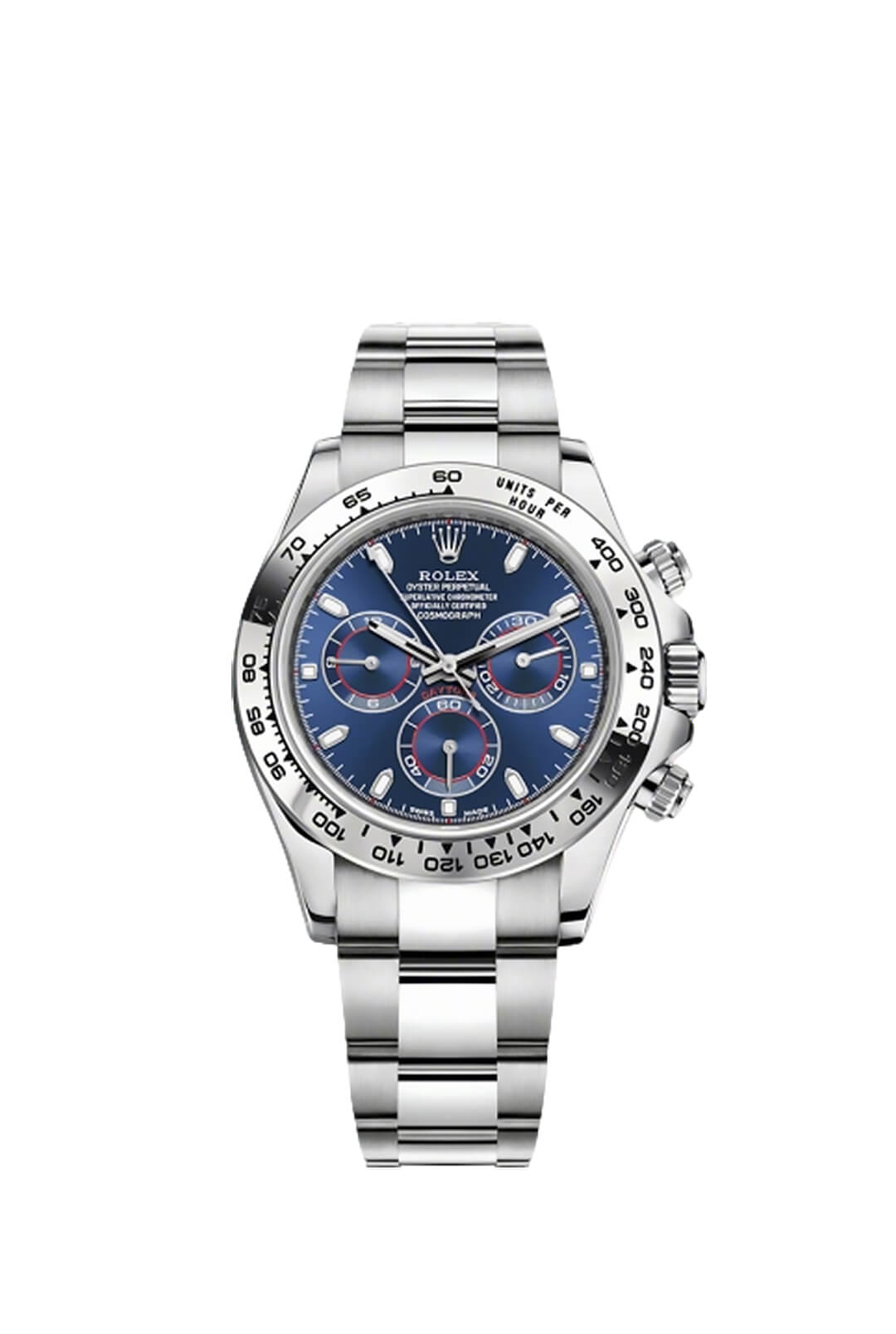 ROLEX COSMOGRAPH DAYTONA 116520-78591 BLUE DISC WATCH (BLUE STEEL DI) 40MM