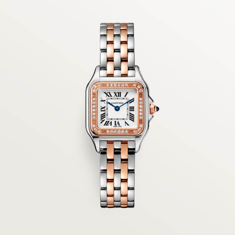 Panthère de Cartier Small Stainless Steel - Rose Gold - W3PN0006