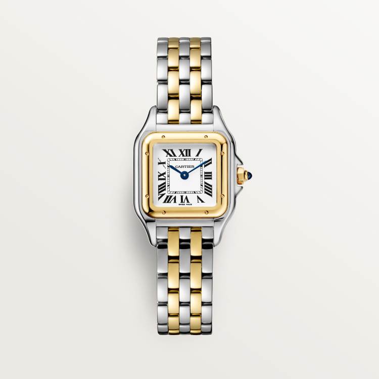 Panthère de Cartier Small in K-Gold-Stainless Steel W2PN0006