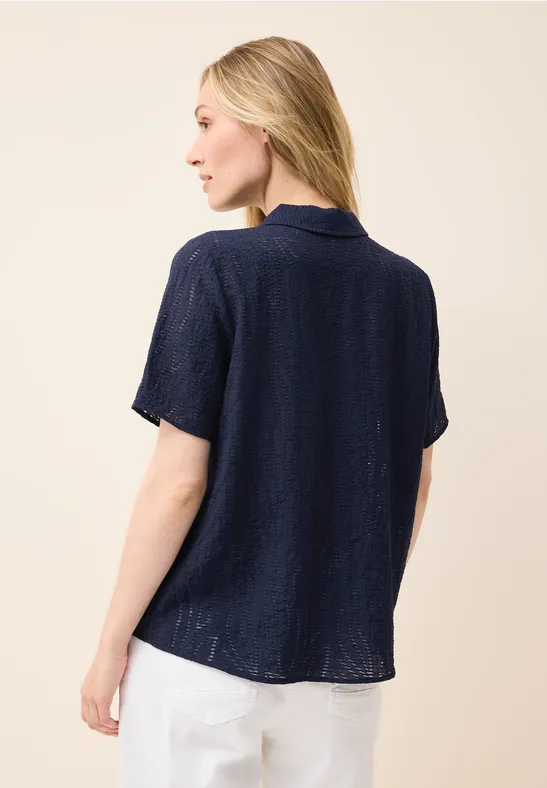 Blusenshirt mit Struktur