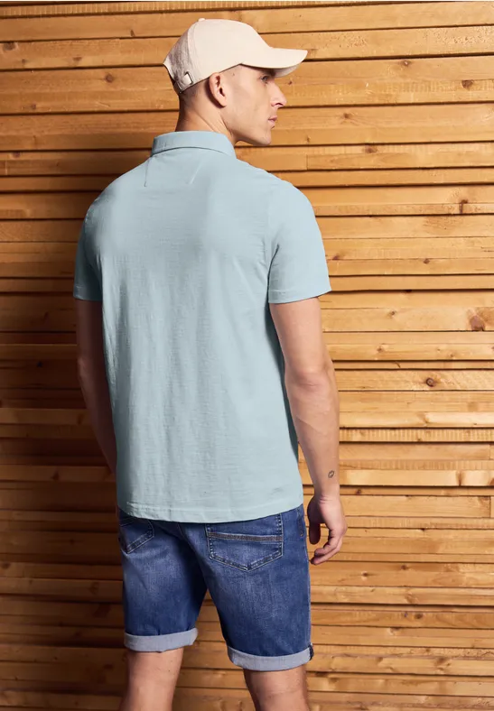 Slub Jersey Poloshirt
