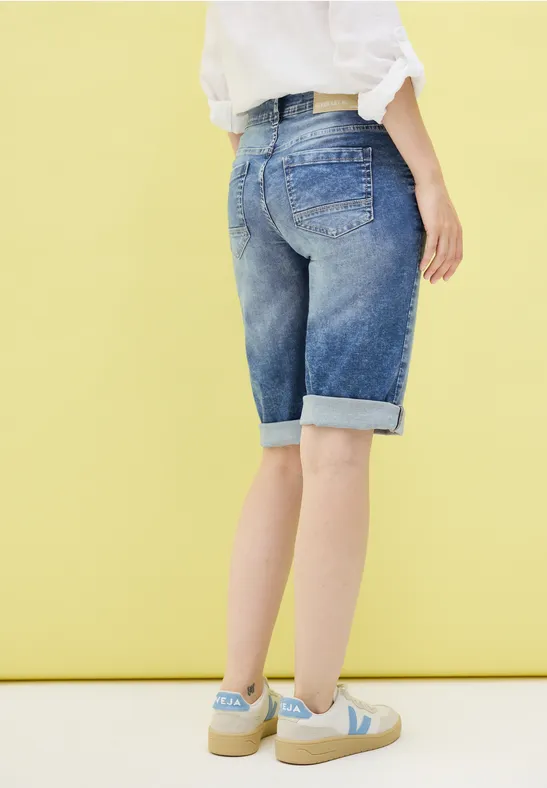 Slim Fit Jeansshorts