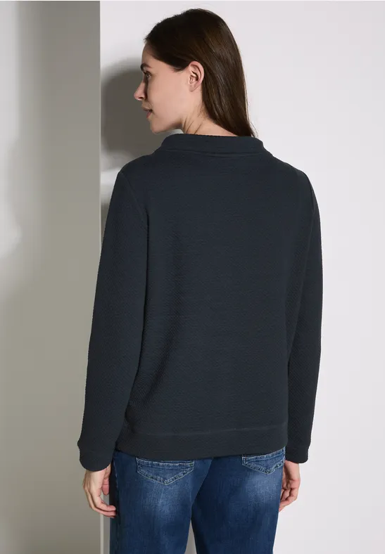 Struktur-Sweatshirt