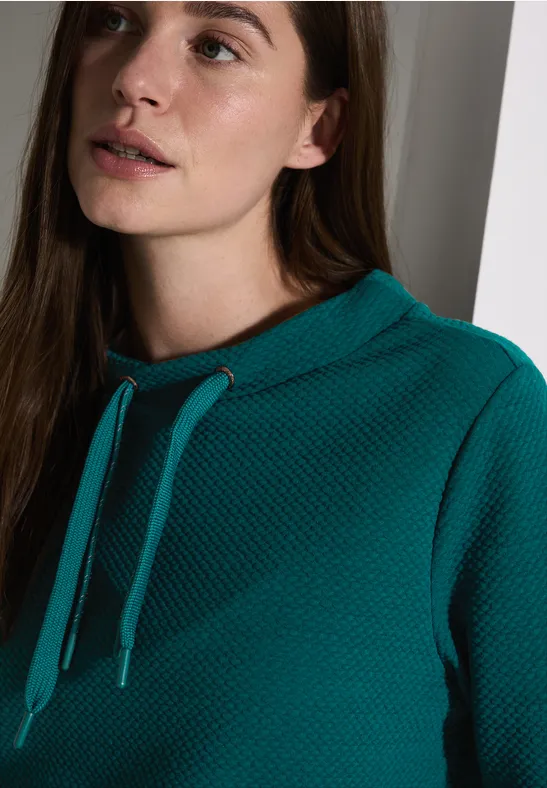 Struktur-Sweatshirt