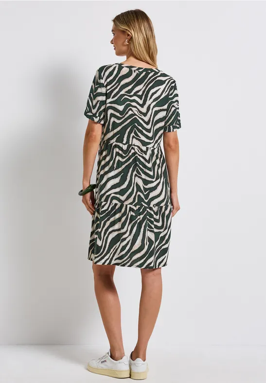 Gemustertes Tunika-Kleid