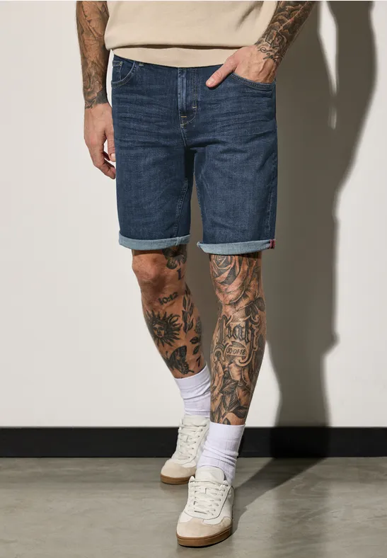 Stretch Jeansshorts
